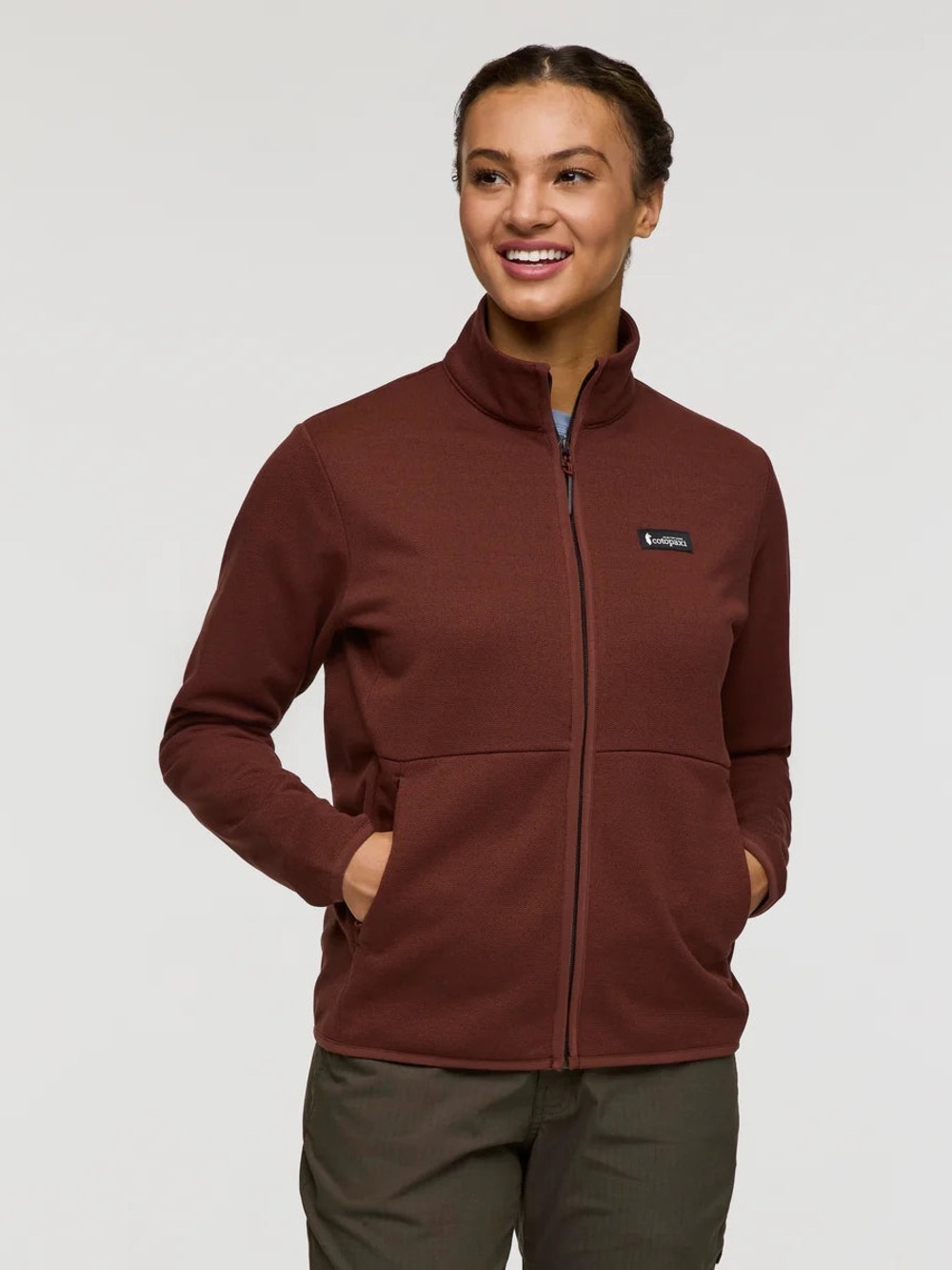 Cotopaxi Envo Fleece Full-Zip Jacket in Heather Chestnut